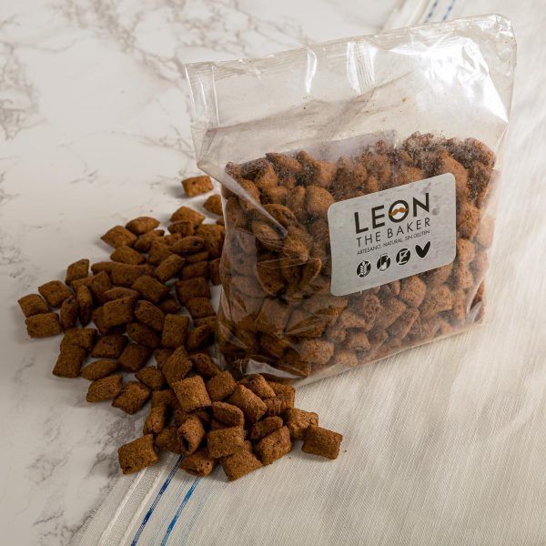 Almohadillas rellenas de cacao sin gluten