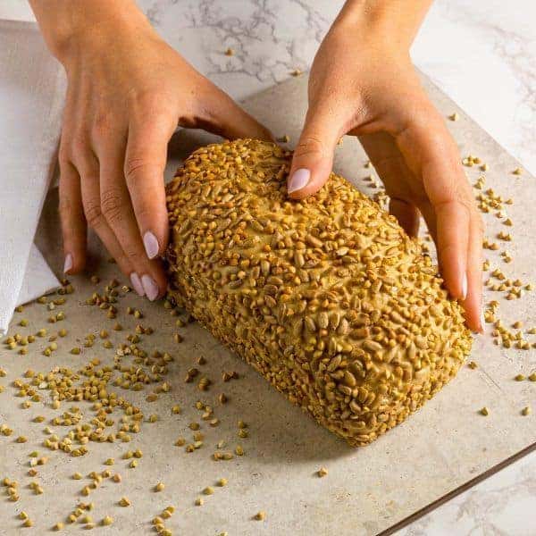 Pão de forma germinados sem glúten